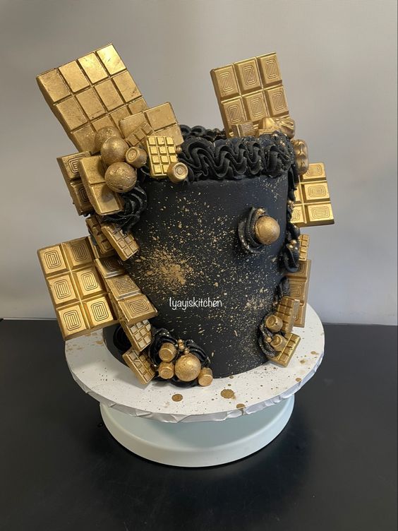 WL Cake Golden Chocolates Cake, Hope, & Love